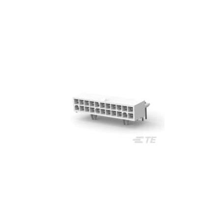 Te Connectivity Pin & Socket Connectors Header 22 Pos R/A Tin Dual Row 1-794107-0
